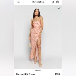 Barrow Silk Dress from Reformation